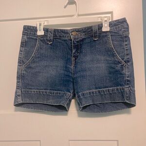 Denim shorts